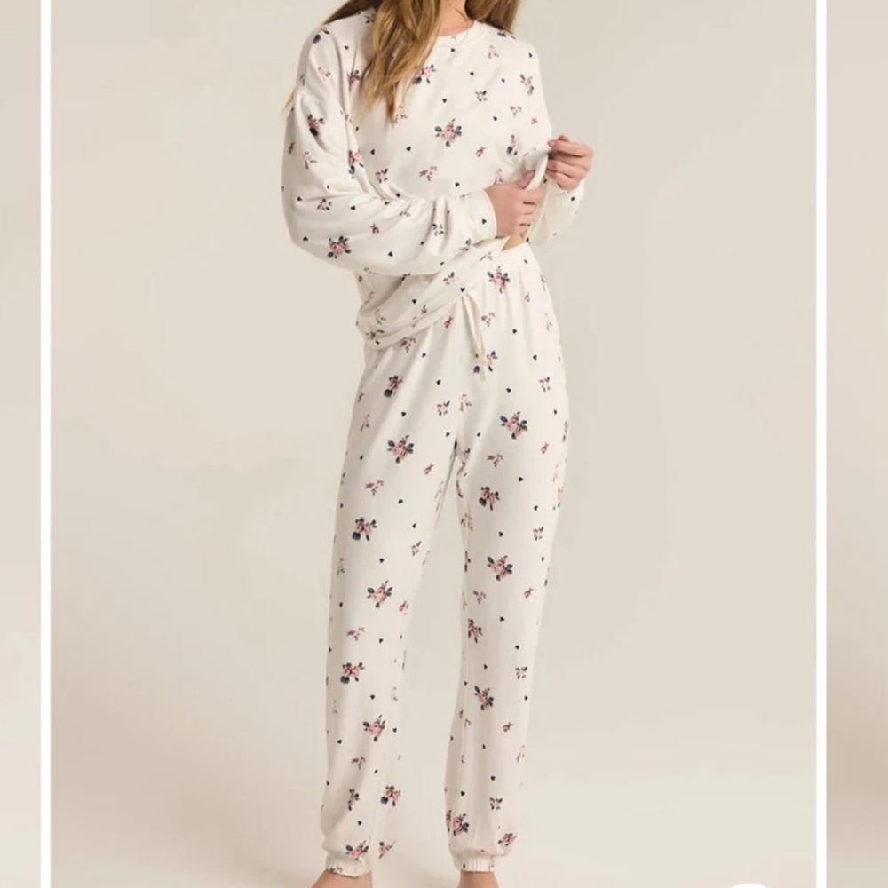 NWT Z Supply Cozy Rosebud lounge jogger set Small